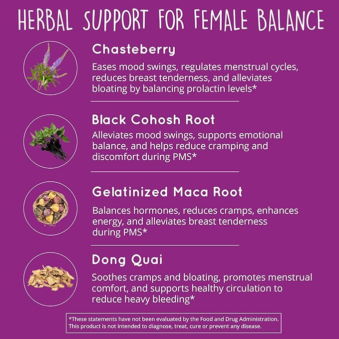 Happy Healthy Hippie Vegan Collagen Builder w/Hyaluronic Acid &amp Go with The Flow Hormone Balance for Women