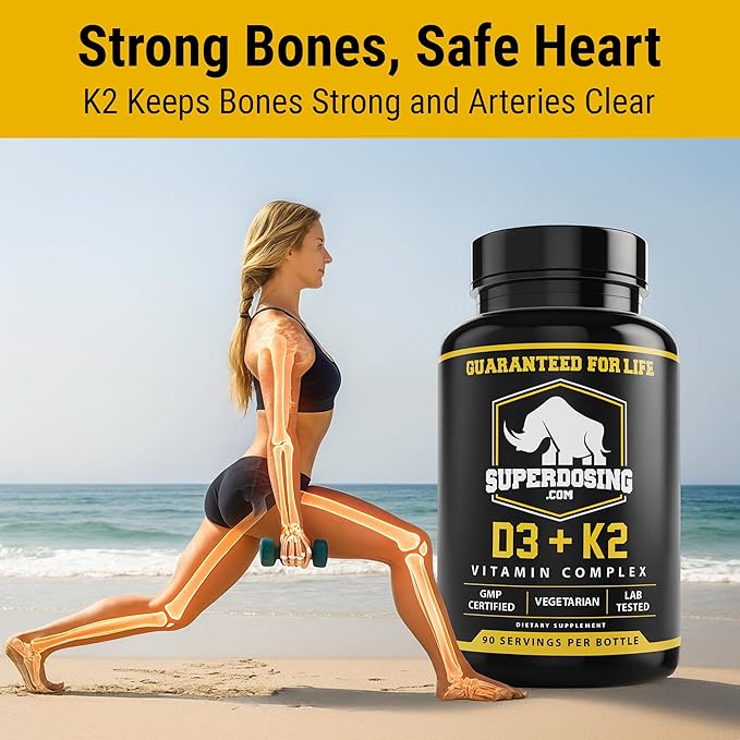 Best Value Max Strength 10000 iu Vitamin D3 and 1500 mcg Vitamin K2 Supplements 1 Bottle Pk D3K2 Vitamins and Supplements for Health. D3-K2 MK4 Capsules Best K2D3 Vitamin for Immune System.