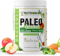 Paleo Perfection Natural Grass Fed Beef Collagen Protein Powder for Men &amp Women w/ Apple Fiber Carrot Broccoli - 300g Paleo Keto SCD AIP Protein Powder &amp Superfood Blend - Unflavored Uns