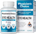 Physician's Choice Eye Health - Lutein Zeaxanthin &amp Bilberry Extract - Supports Eye Strain Dry Eyes and Vision Health - 2 Award-Winning Clinically Proven Eye Vitamin Ingredients - Carotenoid Bl