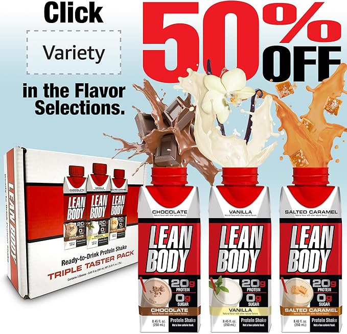 Labrada Lean Body Ready-to-Drink Chocolate Protein Shake 40g Protein Whey Blend 0 Sugar Gluten Free 22 Vitamins &amp Minerals LABRADA 17 Fl Oz (Pack of 12)