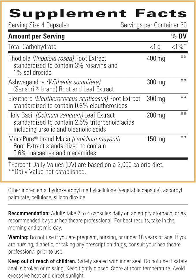 Integrative Therapeutics Bundle with Cortisol Manager 30 Tablets - Stress Support Supplement with Ashwagandha* - &amp HPA Adapt 120 Vegan Capsules - Support a Healthy Stress Response wit