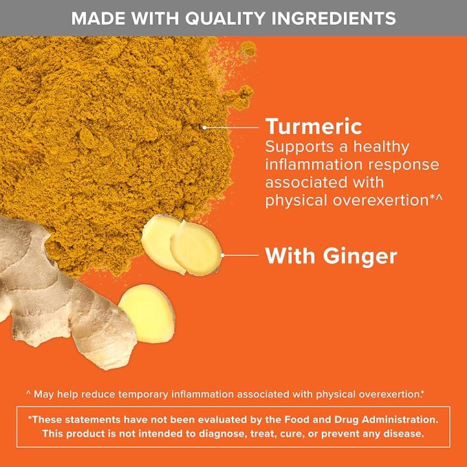 Qunol Turmeric Curcumin with Black Pepper &amp Ginger 2400mg Turmeric Extract with 95% Curcuminoids Extra Strength Supplement Enhanced Absorption Joint Support Supplement 105 Count