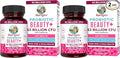 MaryRuth Organics Probiotic Beauty Capsules | Vegan Collagen Support | Anti Aging | Gut Health | Hair Skin and Nails Vitamins | Skin Care | Biotin | Non-GMO Project Verified | 60 Count (Pack of 2)