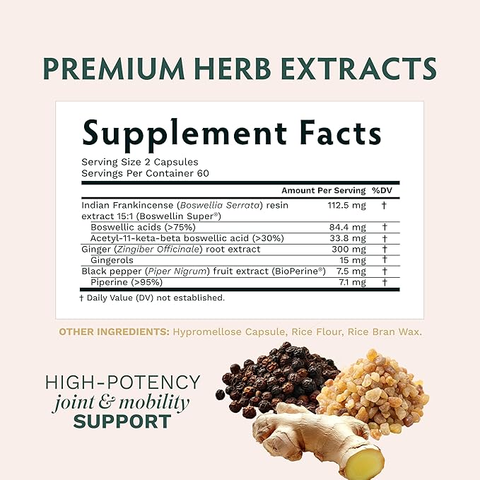 Recovery Trio 120 - KSM-66 Ashwagandha + Turmeric Curcumin C3 Complex + Boswellia Complex - Boost Immunity Joint Support Reduces Pain