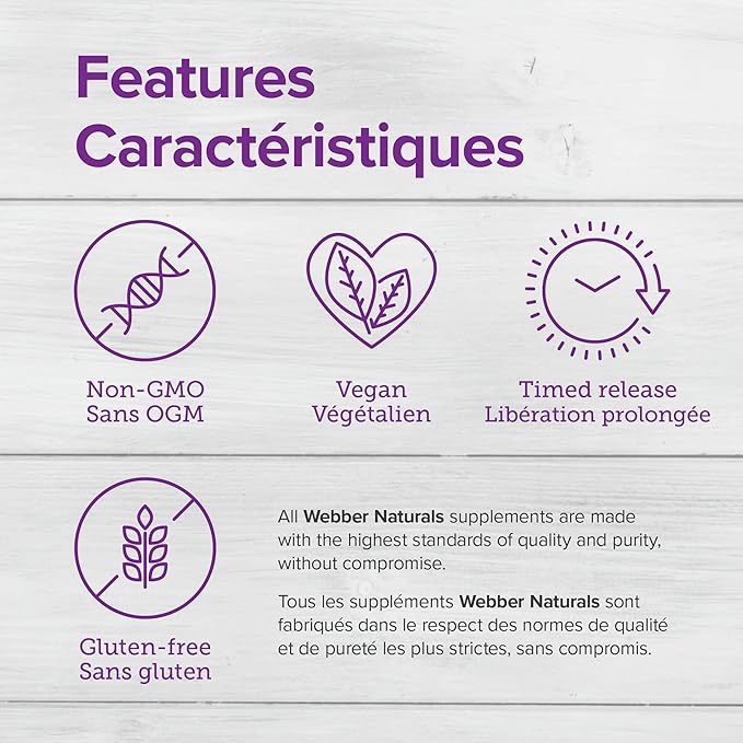 Webber Naturals Vitamin B100 Complex Time Release 140 Tablet