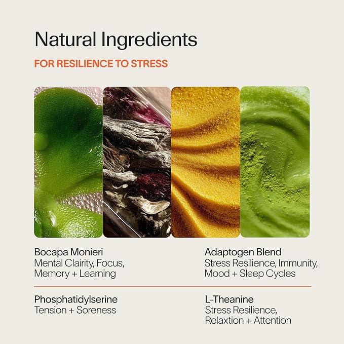 Veracity Cortisol Calming - Clinically Proven Stress &amp Sleep Support Supplement - Reduces Tension &amp Improves Mental Clarity with Natural Blend of Adaptogens - 60 Capsules