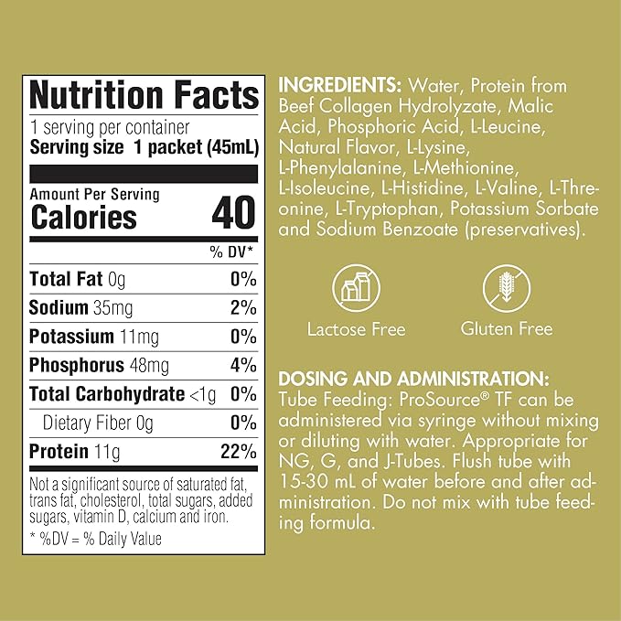 Liquid protein made exclusively for Tube Feeding 11 grams protein |Medtrition| (100 Pack)
