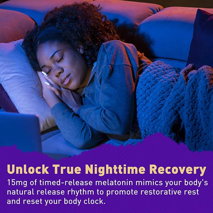 Liposomal Melatonin 30mg 15mg Extended Release Pills with Magnesium Bisglycinate GABA 5-HTP Ashwagandha &amp L-Theanine - Sleep Aids Supplement for Adults Melatonin Time Release Softgels - 240ct