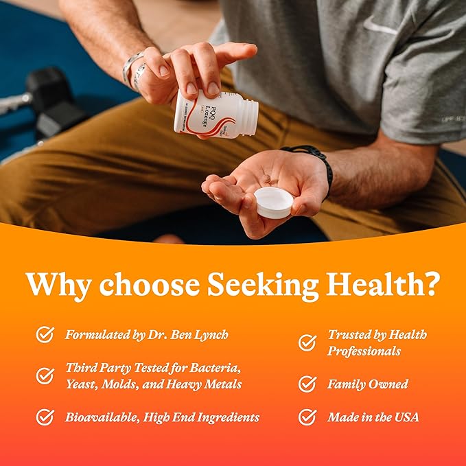 Seeking Health PQQ Lozenge - Support Energy &amp Healthy Aging with Antioxidant Supplement - 20 mg 30 Lozenges