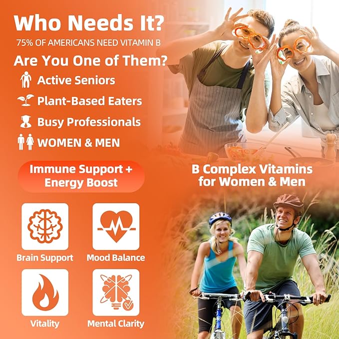 GREENPEOPLE Vitamin Methylated B Complex | Methyl B12 + L-Methyl Folate | Support Energy Metabolic Immunity &amp Cognitive | 6 Super B Complex w/Mg Ashwagandha &amp L‑Theanine for Women -Vegan 2f