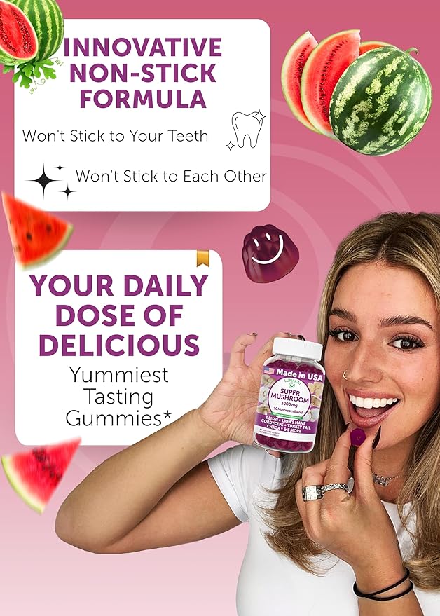 Lunakai USA Made PRO NAD+ Capsules + Super Mushroom Gummies Bundle – 60 Capsules + 60 Gummies