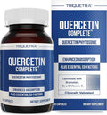 Quercetin Complete® Quercetin Phytosome with 50X Higher Absorption Clinically Proven &amp Patented Quercefit – Most Effective Form of Quercetin – Enhanced with Bromelain Zinc &amp Vitamin C (60 Ca