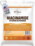 Niacinamide Powder Vitamin B3 (1 Lbs / 16oz) Brightens Skin Reduces Dark Spots Boosts Collagen &amp Hydration for Serums Creams Toners &amp DIY Skincare | 1 Pound