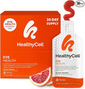 Healthycell Eye Health Daily Liquid Supplement - Eye Vitamins &amp Minerals with Lutein Zeaxanthin Astaxanthin &amp Beta Carotene for Sight Care &amp Macular Support - 30 Gel Packs