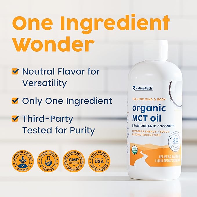 NativePath Bone Health Collagen and MCT Oil Bundle