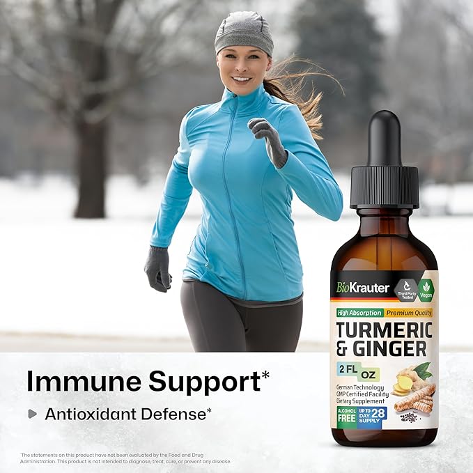 Turmeric Ginger Tincture 2 Fl. Oz. &amp Alcohol Detox Tincture 2 Fl. Oz.