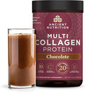 Ancient Nutrition Collagen Peptides Powder Multi Collagen Protein Women &amp Men Vitamin C Probiotics Hydrolyzed Collagen Supports Skin Joints Gut Health Chocolate 24 Servings