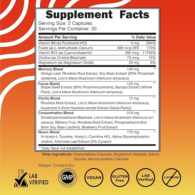 Vital Vitamins Multi Collagen Pills (150 ct) + Brain Booster Plus (60 ct)