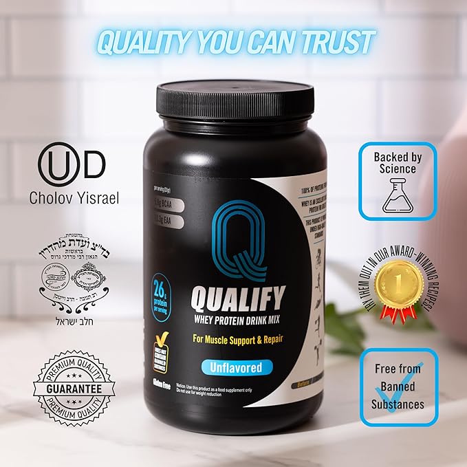 Cookie and Cream and Unflavored Whey Protein Bundle – Gluten-Free Kosher Post-Workout Recovery 26g &amp 25g Protein