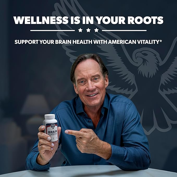 Brain Formula – with Niacin Vitamin B6 &amp GABA – Provides Nutritional Support for Brain Health &amp Mental Performance* – 60 Capsules
