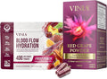 VINIA Piceid Resveratrol Capsules + Electrolyte Hydration Powder Mix Fruit Punch | Boost Blood Flow Circulation &amp Energy | 60 Count + 30 Sticks