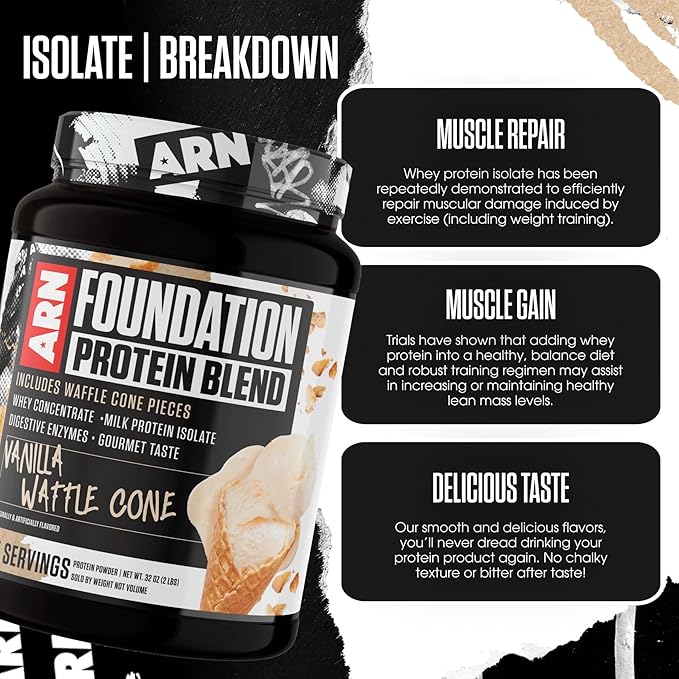 Arms Race Nutrition | ARN | Foundation Protein Blend (2 Pounds Chocolate Lava Cake)