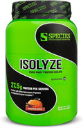 Species Nutrition Isolyze Whey Protein Powder 100% Whey Isolate for Muscle Building 27.5g Protein Per Scoop No Sugar &amp Low Fat (Pumpkin Spice 22 Servings)
