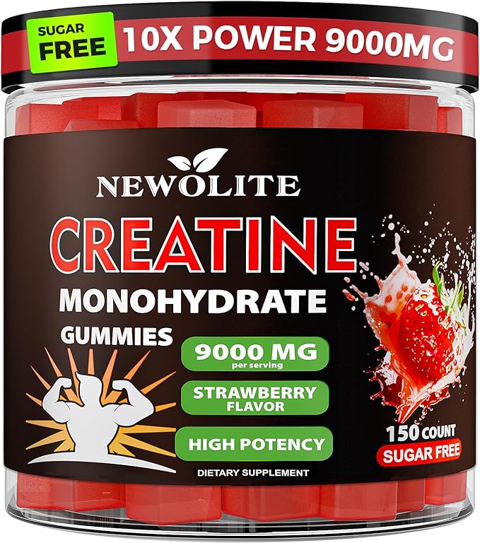 Energy Strength Creatine Monohydrate Gummies 9000MG