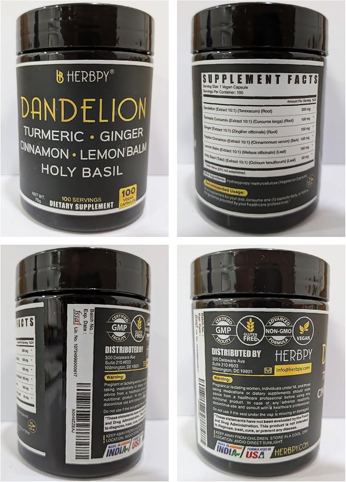 Bundle 6in1 Magnesium Glycinate Supplement &amp 6in1 Dandelion Supplement