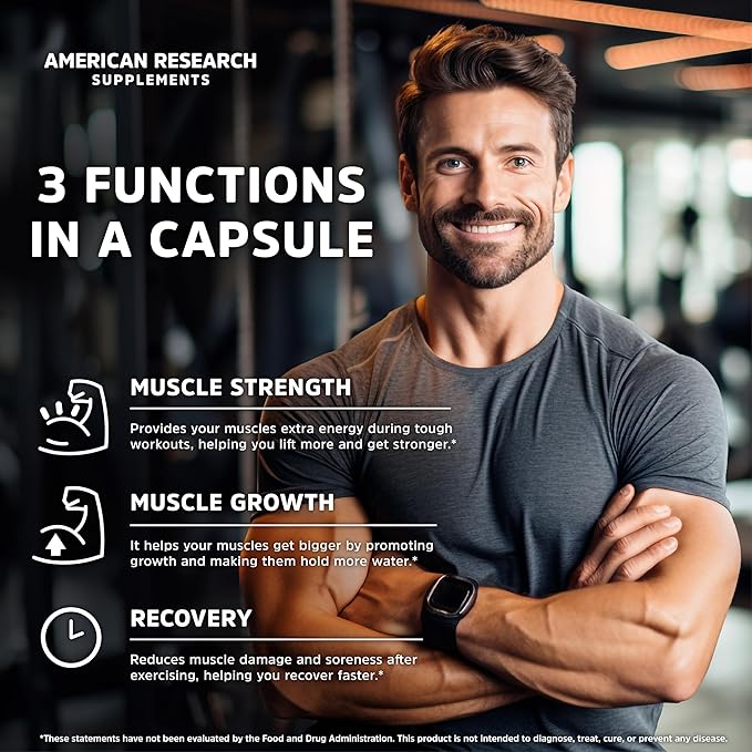 Creatine Monohydrate Capsules 5G | 60 Servings | Vegan | 4 Caps per Serving | Micronized Creatine Pills 5000mg | 240 Capsules | Creatine Pills For Men &amp Women | 2 Months Supply | Made Without Fill