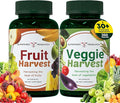 Fruits and Vegetables Supplements – 2 Pack Combination Fruit &amp Veggies Supplement – Whole Food Vitamins &amp Minerals for Adults – Superfood Veggie Vitamins for Adults (180 x 2 360 Ct)