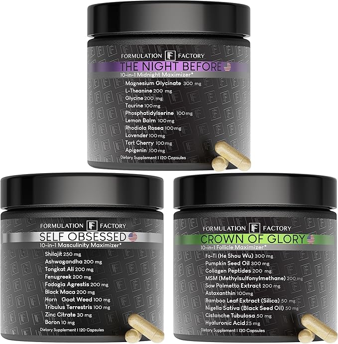 Formulation Factory The Night Before x Self Obsessed x Crown of Glory (Bundle)