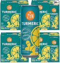 ZYN Turmeric Wellness Drink (24 Pack) Lemon Ginger Flavored Turmeric Curcumin with Black Pepper No Added Sugar Low Carb &amp Low Calorie Clean Alternative