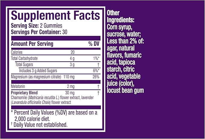 ZzzQuil Pure Zzzs Muscle Relaxation Melatonin Sleep Aid GummiesSupports Muscle FunctionHelps You Fall Asleep NaturallyFastMelatonin + MagnesiumNo Next-Day GrogginessDrug-Free60ct(Pack of 2)