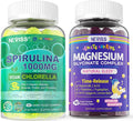 Magnesium Glycinate Spirulina &amp Chlorella Gummies 2 Pack