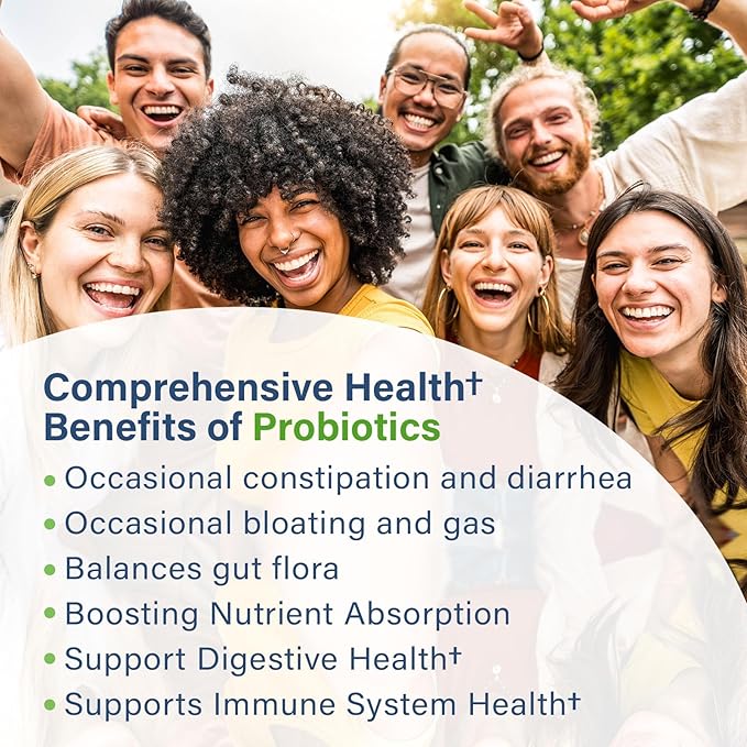 Raw Probiotics for Women &amp Men - 100 Billion CFU 35 Strains Organic Prebiotics &amp Natural Digestive Enzymes for Digestive Gut &amp Immune Health - Soy and Gluten Free Non-GMO 180 Vegan Ca