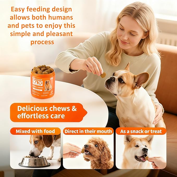 CoQ10 Heart Chew for Dogs Support Dogs Heart Health Cognitive &amp Energy CoQ10 Chews for Cardiovascular &amp Gum Health &amp antioxidant Protection Bacon Flavor 360 Count (3 Pack/Love it)