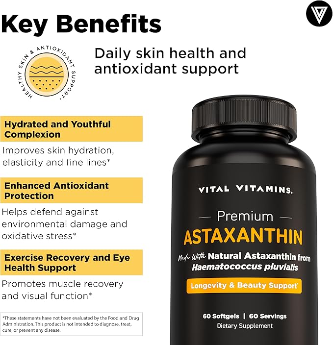 Vital Vitamins Multi-Collagen Plus 150 ct + Astaxanthin 60 ct