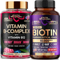 NUTRAHARMONY Vitamin B-Complex Gummies &amp Biotin with Silicon Softgels