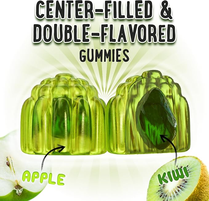 Magnesium Gummies Bundle – 2 Bottles (60 Each) – Apple Kiwi &amp Coconut Pistachio
