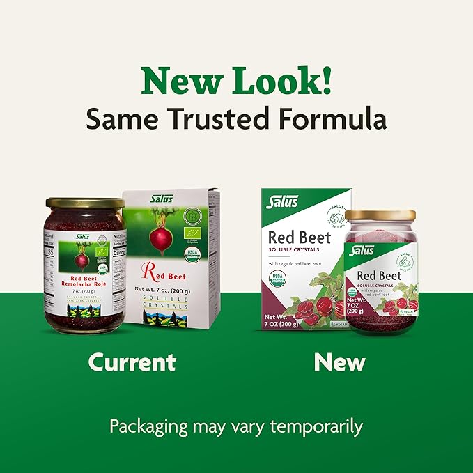 Floradix Iron &amp Herbs (8.5 oz) &amp Salus Red Beet Crystals (7 oz) Bundle - Iron Supplement for Healthy Energy Support* &amp Organic Nutritional Beet Root Drink Mix