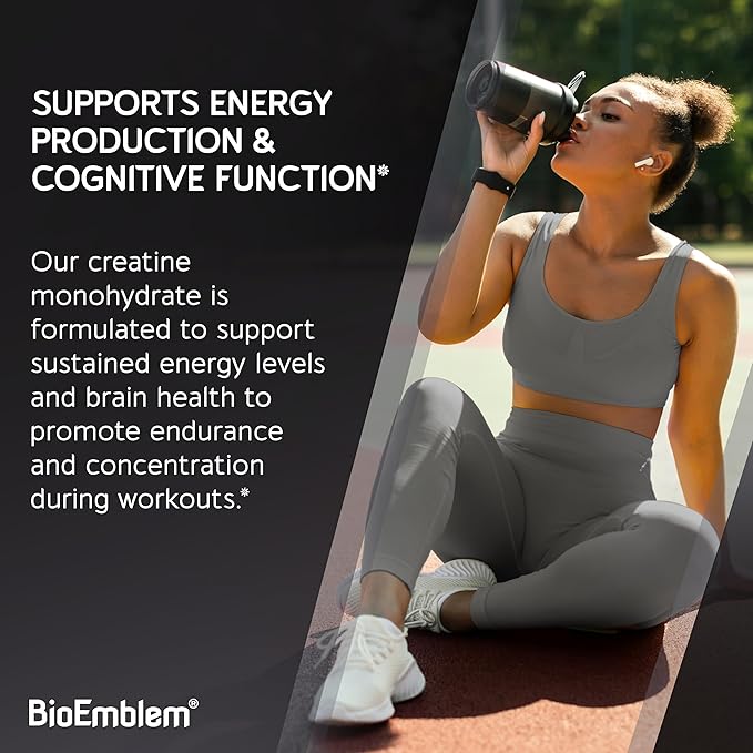 BioEmblem Vitamin B-Complex and Creatine Monohydrate Powder