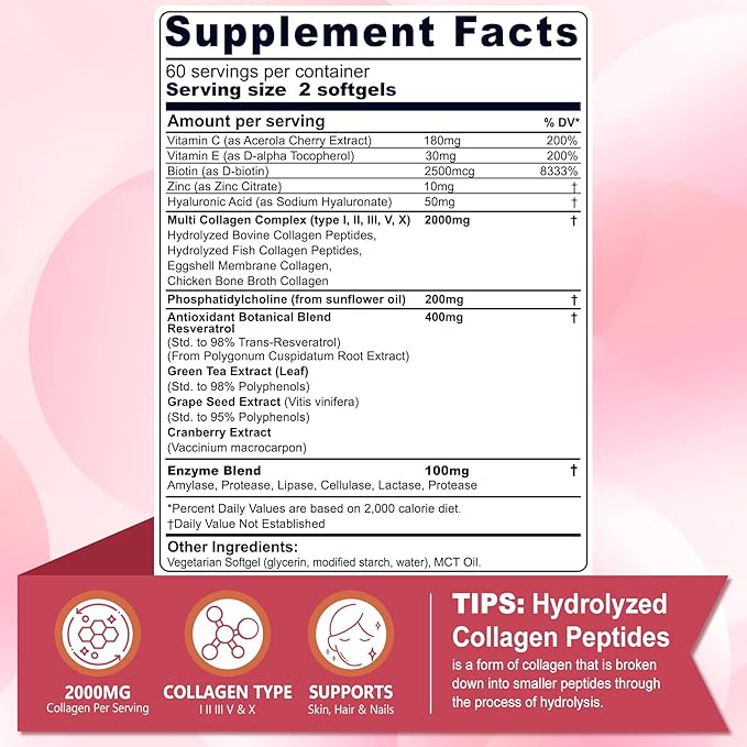 Collagen Peptides Supplement + Liposomal Melatonin Supplement
