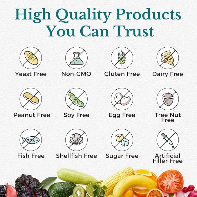 Vitalitown Probiotics &amp Inositol Bundle - 120 Billion CFUs 36 Strains + Prebiotics &amp Digestive Enzymes + Myo-Inositol &amp D-Chiro Digestive Health Immune &amp Hormone Balance for Men &amp