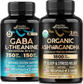 NUTRAHARMONY GABA L-Theanine &amp Organic Ashwagandha Capsules