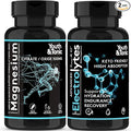 2pk| High Absorption Magnesium Complex + Electrolytes Pills - Mag Minerals Vitamins | Premium Magnesium Citrate Oxide Supplement for Leg Cramps Sore Muscle Bone Support Endurance Recovery Nerve Health