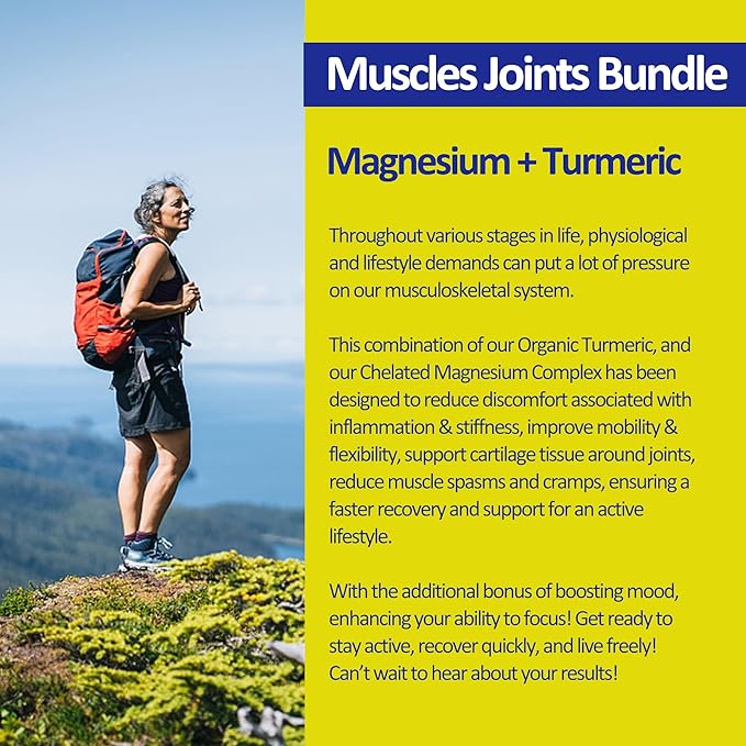 Magnesium Gummies with Turmeric + Sugar Free Probiotics Gummies