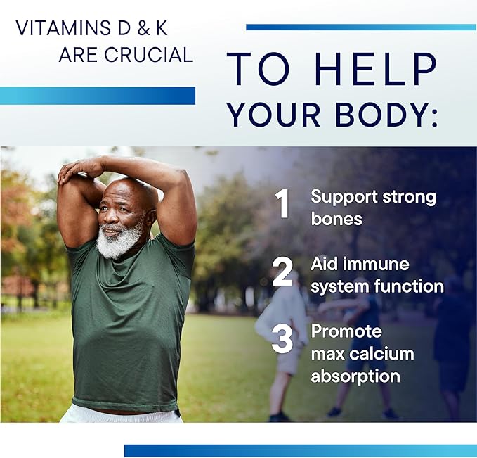 BIOTICS RESEARCH Bio-DK Caps™–Emulsified Vitamin D and K Vitamin D3 125 mcg &amp Vitamin K (k1k2) 550 mcg- MK7– Vitamin D3 K2 K1 Stronger Bones Musculoskeletal Strength Healthy Heart &amp BMI 6
