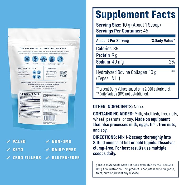 NativePath Synbiotic and Collagen Peptides 45 Bundle